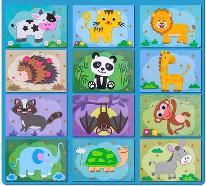 DIY Kids Animal Handmade Stickers