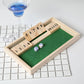 Shut The Box Game - Fun Table Math Game for Adults & Kids