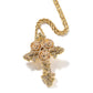 Moissanite Roses Around the Cross Pendant