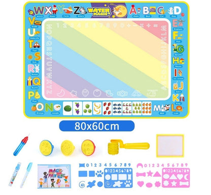 🔥Last Day Promotion 49% OFF - Water Doodle Mat ,Aqua Painting Drawing Mat Mess Free Learning Toy Mat